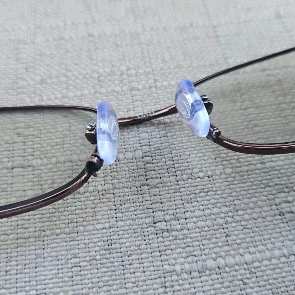 Vintage Oscar De La Renta Women Eyeglasses Frame OSL11 Eyewear Bronze Tone Glass